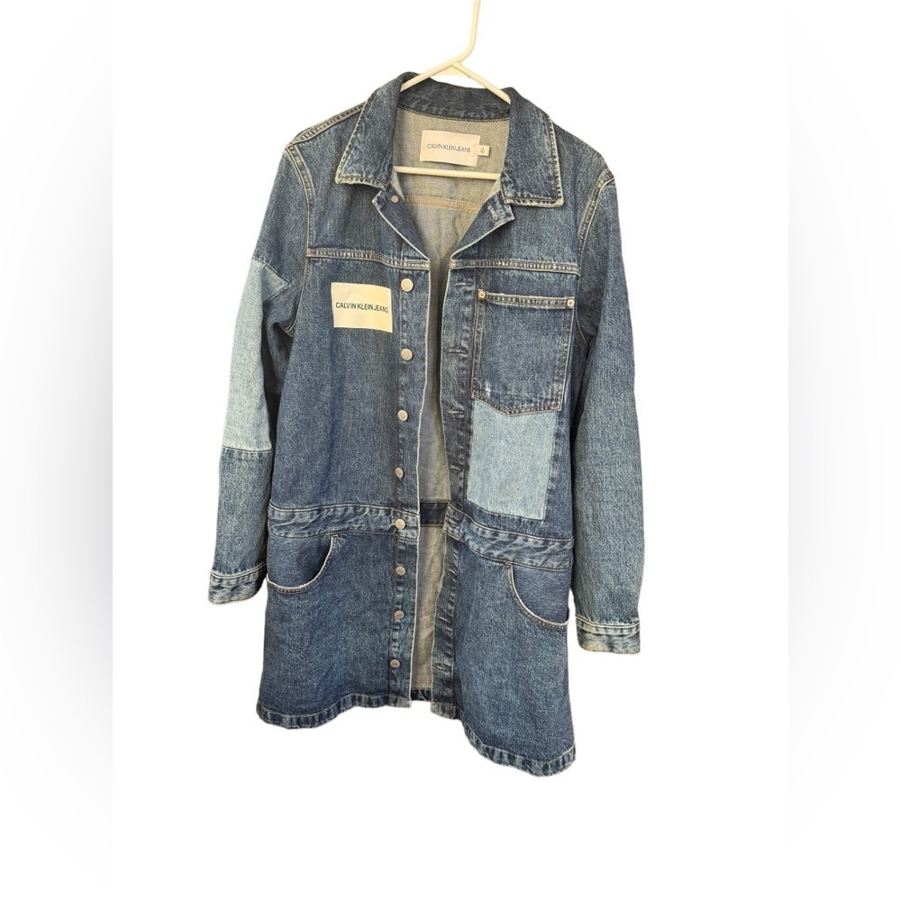 Calvin Klein Jeans Ck Patchwork Denimtrucker Dres… - image 1